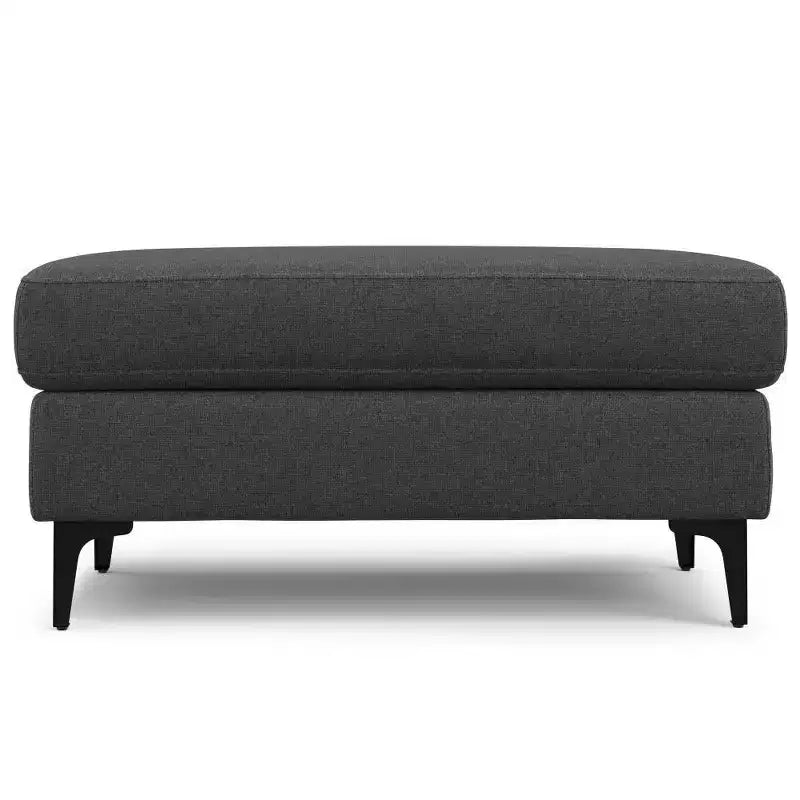 Pouf WyndenHall Lana Mid-Century en tissu Performance