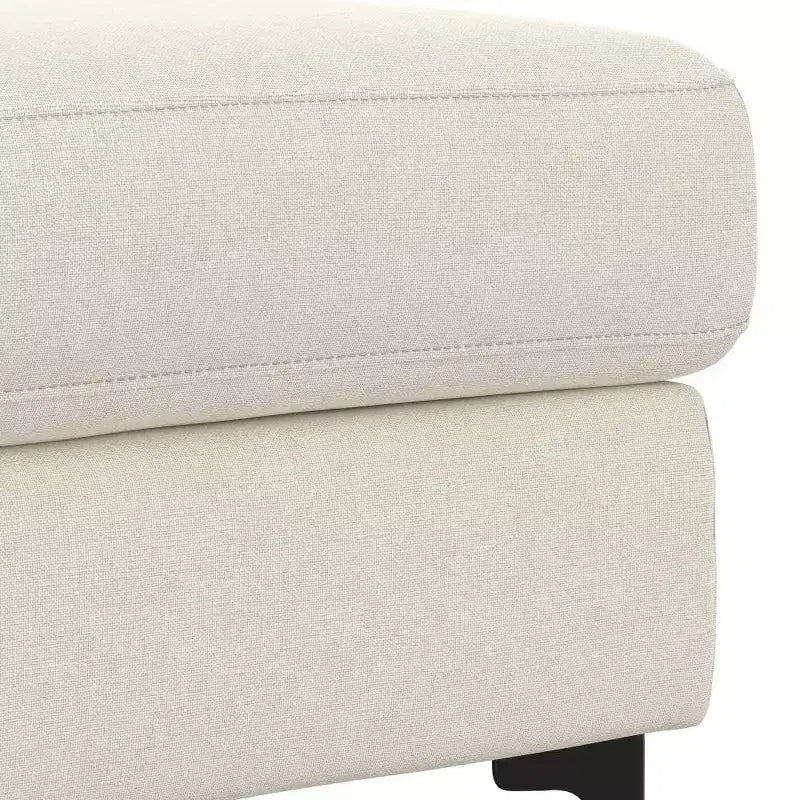 Pouf WyndenHall Lana Mid-Century en tissu Performance