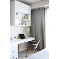 Fauteuil moderne rembourré en tissu organique avec pieds en bois naturel pour salle à manger, bureau ou chaise d'appoint de détente