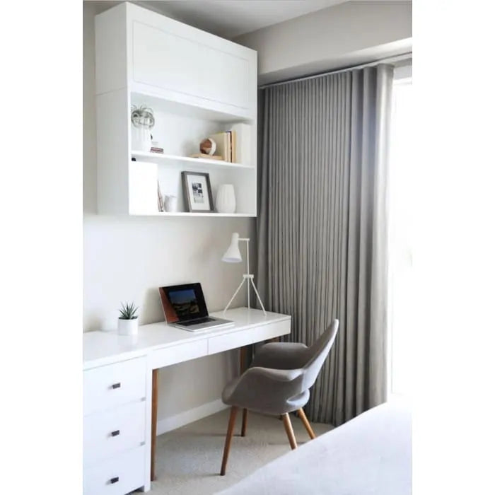 Fauteuil moderne rembourré en tissu organique avec pieds en bois naturel pour salle à manger, bureau ou chaise d'appoint de détente