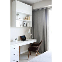 Fauteuil moderne rembourré en tissu organique avec pieds en bois naturel pour salle à manger, bureau ou chaise d'appoint de détente