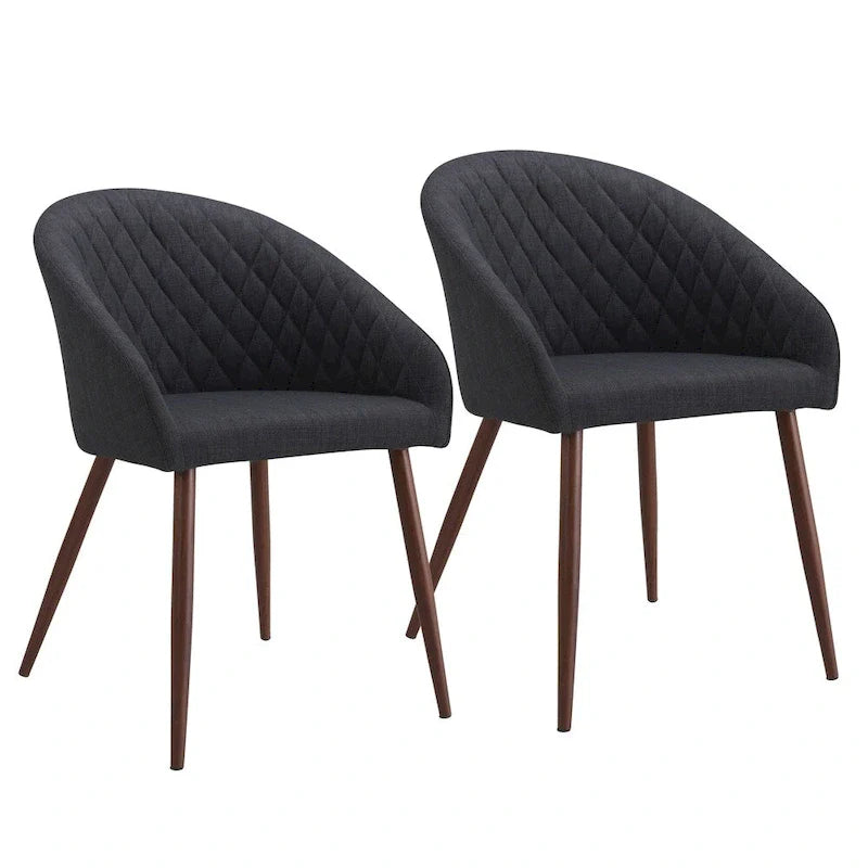 Lot de 2 chaises de salle à manger rembourrées Carson Carrington Mysen