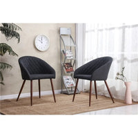 Lot de 2 chaises de salle à manger rembourrées Carson Carrington Mysen