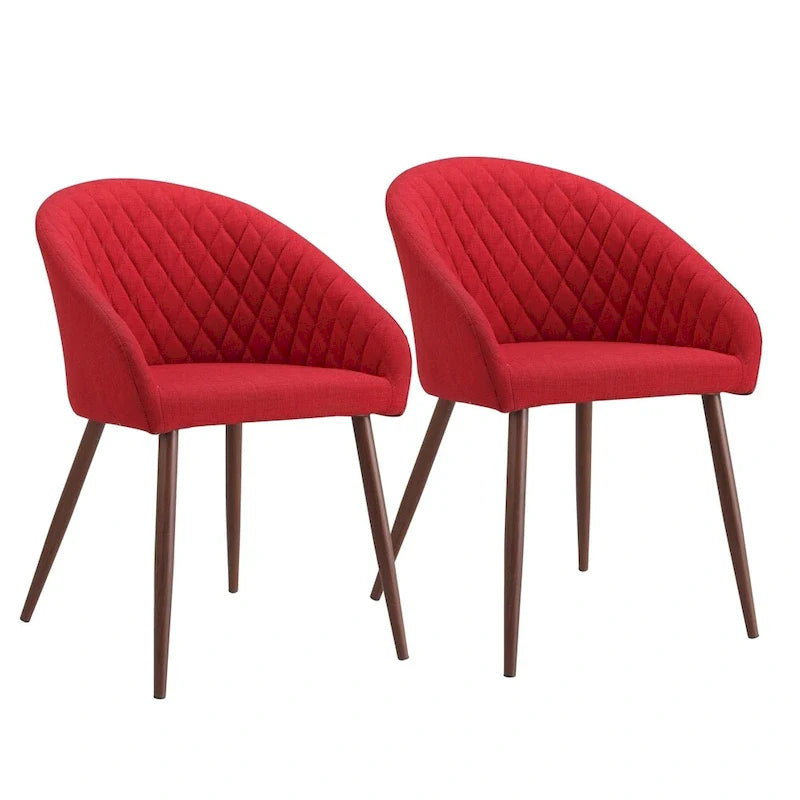 Lot de 2 chaises de salle à manger rembourrées Carson Carrington Mysen