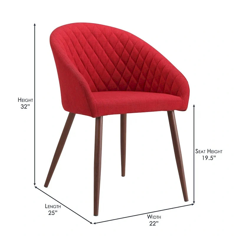 Lot de 2 chaises de salle à manger rembourrées Carson Carrington Mysen