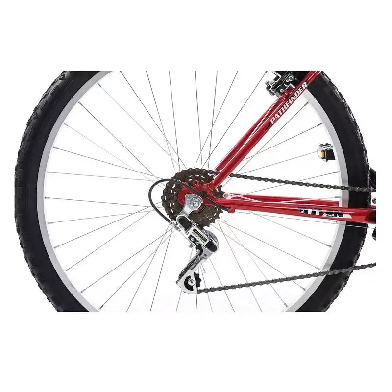 Vélo tout terrain homme Titan Pathfinder 18 vitesses tous terrains avec suspension à amortisseur avant