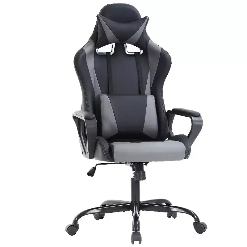 FDW Chaise de Bureau Chaise Gaming Chaise de Bureau Fauteuil de Direction avec Support Lombaire Tabouret Réglable Chaise d'Ordinateur Pivotante à Roulettes