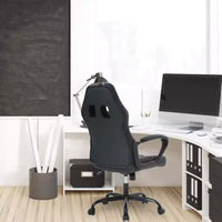 Chaise de bureau FDW Chaise de jeu pour PC Chaise de bureau pas chère en cuir PU Fauteuil de direction pour ordinateur Support lombaire pour femmes et hommes