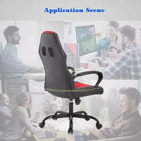 Chaise de bureau FDW Chaise de jeu pour PC Chaise de bureau pas chère en cuir PU Fauteuil de direction pour ordinateur Support lombaire pour femmes et hommes