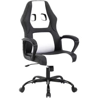 Chaise de bureau FDW Chaise de jeu pour PC Chaise de bureau pas chère en cuir PU Fauteuil de direction pour ordinateur Support lombaire pour femmes et hommes