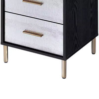 Armoires Myles 17 po - Acme Furniture : cadre métallique, rangement à bijoux 5 portes, sans montage requis