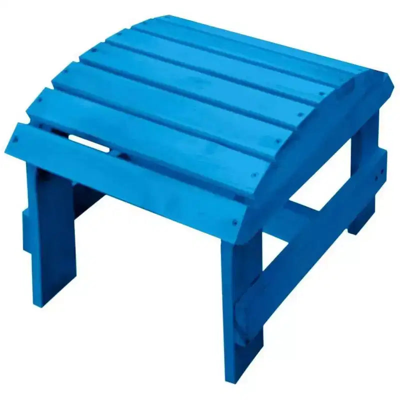 Jiallo Pouf en pin - bleu ciel