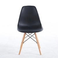 Ensemble table à manger ronde pour 4 personnes, table à manger moderne 5 pièces avec 4 chaises