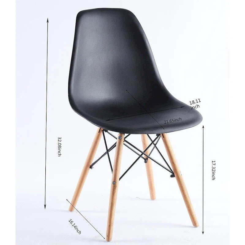 Ensemble table à manger ronde pour 4 personnes, table à manger moderne 5 pièces avec 4 chaises
