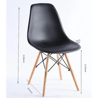 Ensemble table à manger ronde pour 4 personnes, table à manger moderne 5 pièces avec 4 chaises
