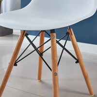 Ensemble table à manger ronde pour 4 personnes, table à manger moderne 5 pièces avec 4 chaises
