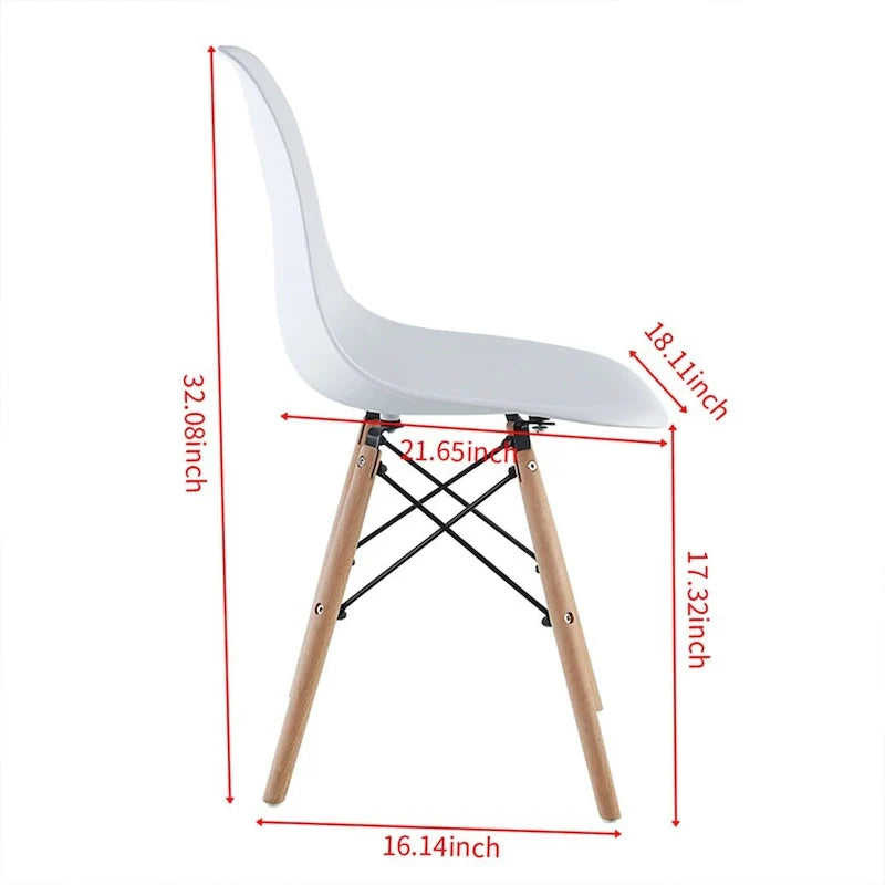 Ensemble table à manger ronde pour 4 personnes, table à manger moderne 5 pièces avec 4 chaises