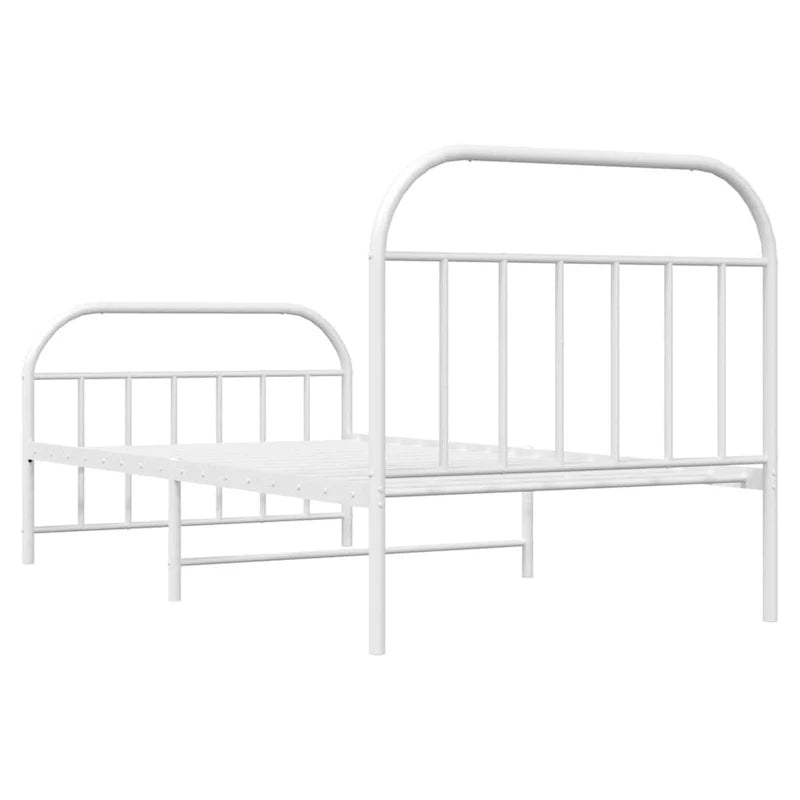 vidaXL Cadre de lit métallique 12 pouces sans matelas