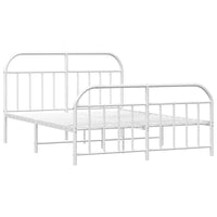 vidaXL Cadre de lit métallique 12 pouces sans matelas