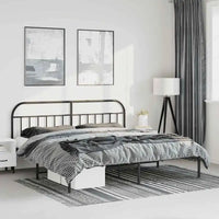 vidaXL Cadre de lit métallique 12 pouces sans matelas