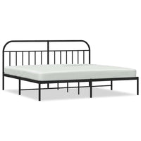 vidaXL Cadre de lit métallique 12 pouces sans matelas