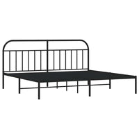 vidaXL Cadre de lit métallique 12 pouces sans matelas