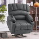 Fauteuil Élévateur Inclinable Électrique MCombo avec Massage et Chaleur, Similicuir R7096 (Moyen-Large)