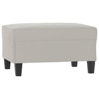 vidaXL Canapé Moderne Fauteuil d'appoint rembourré avec repose-pieds Tissu microfibre