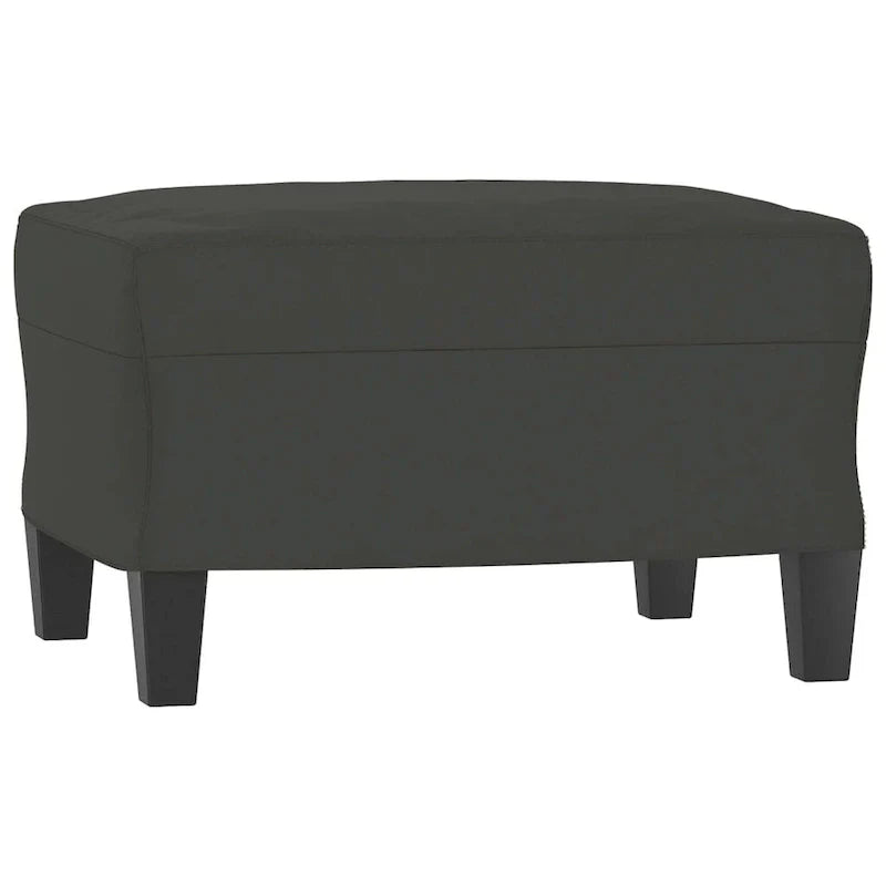 vidaXL Canapé Moderne Fauteuil d'appoint rembourré avec repose-pieds Tissu microfibre