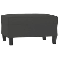 vidaXL Canapé Moderne Fauteuil d'appoint rembourré avec repose-pieds Tissu microfibre