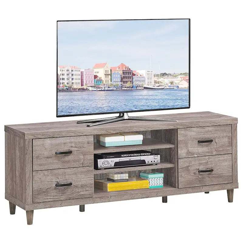 Meuble TV Costway pour TV jusqu'à 65 avec rangement - Voir détails