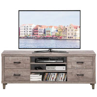 Meuble TV Costway pour TV jusqu'à 65 avec rangement - Voir détails