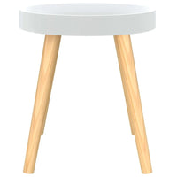 vidaXL Table d'appoint ronde en bois d'ingénierie et pin massif - 15x15x15.7