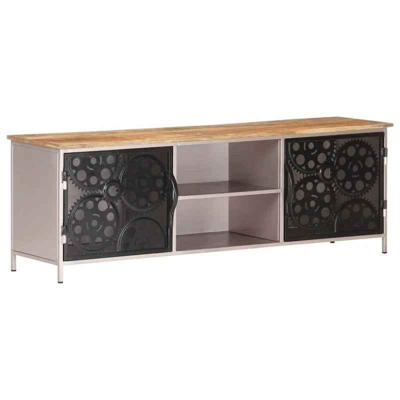Meuble TV vidaXL 47.2x11.8x15.7 bois de manguier brut