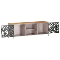 Meuble TV vidaXL 47.2x11.8x15.7 bois de manguier brut