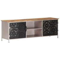 Meuble TV vidaXL 47.2x11.8x15.7 bois de manguier brut