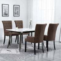 Chaises de salle à manger vidaXL avec accoudoirs 1/2/4/6 pcs, tissu multicolore - 21.3 x 22 x 41.7