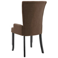 Chaises de salle à manger vidaXL avec accoudoirs 1/2/4/6 pcs, tissu multicolore - 21.3 x 22 x 41.7