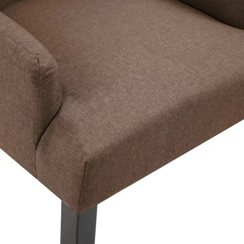 Chaises de salle à manger vidaXL avec accoudoirs 1/2/4/6 pcs, tissu multicolore - 21.3 x 22 x 41.7