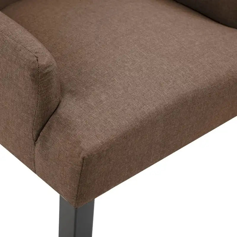 Chaises de salle à manger vidaXL avec accoudoirs 1/2/4/6 pcs, tissu multicolore - 21.3 x 22 x 41.7