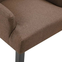 Chaises de salle à manger vidaXL avec accoudoirs 1/2/4/6 pcs, tissu multicolore - 21.3 x 22 x 41.7