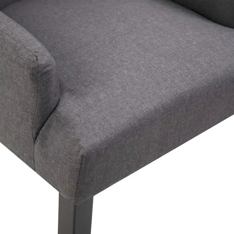 Chaises de salle à manger vidaXL avec accoudoirs 1/2/4/6 pcs, tissu multicolore - 21.3 x 22 x 41.7
