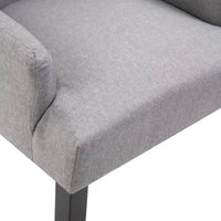 Chaises de salle à manger vidaXL avec accoudoirs 1/2/4/6 pcs, tissu multicolore - 21.3 x 22 x 41.7