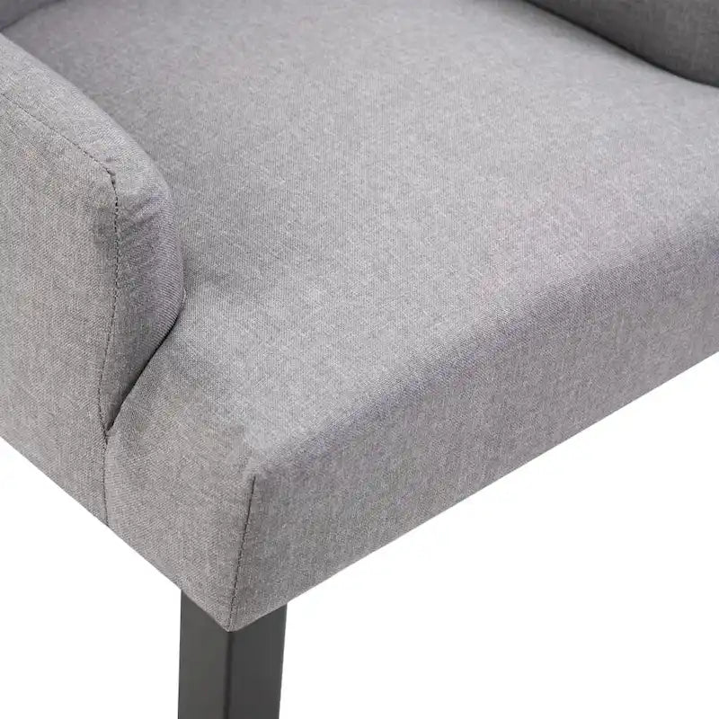 Chaises de salle à manger vidaXL avec accoudoirs 1/2/4/6 pcs, tissu multicolore - 21.3 x 22 x 41.7