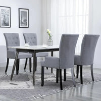 Chaises de salle à manger vidaXL avec accoudoirs 1/2/4/6 pcs, tissu multicolore - 21.3 x 22 x 41.7