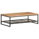 vidaXL Table basse 110x60x35 cm Bois d'acacia massif - 110 x 60 x 35