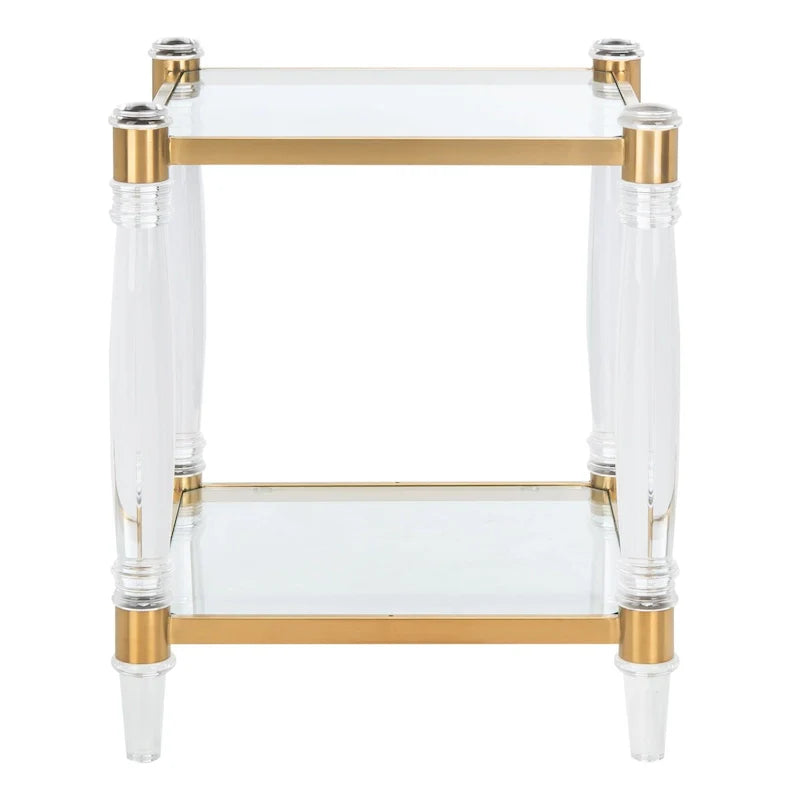 SAFAVIEH Couture Lirie Table d'appoint en acrylique - 20 L x 20 P x 24 H - 20Lx20Px24H