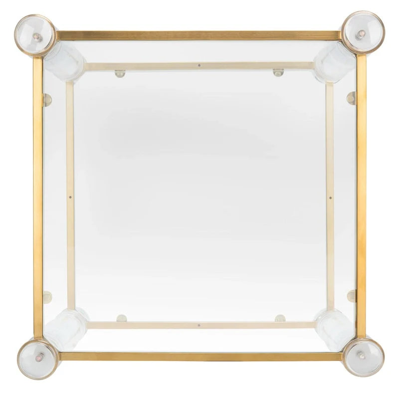 SAFAVIEH Couture Lirie Table d'appoint en acrylique - 20 L x 20 P x 24 H - 20Lx20Px24H