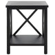 Table d'appoint à dossier croisé Safavieh Yasumi blanche – 18,1 x 13,4 x 21,5 po – 18 po L x 13 po P x 22 po H