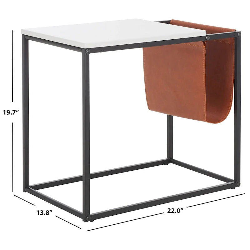 Table d'appoint SAFAVIEH Eldora - 22 L x 14 l x 20 H - 22Lx14Px20H